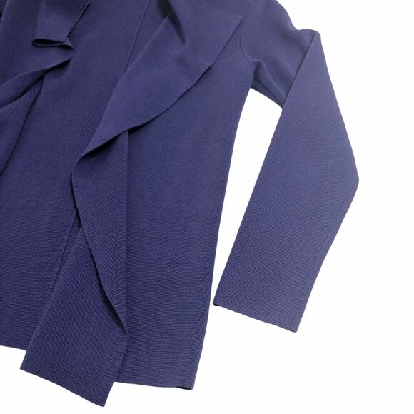 Eileen Fisher Silk Cotton Knit Open Front Cardigan Sweater Sz PP Petite XS 0 - 2 - Picture 3 of 5